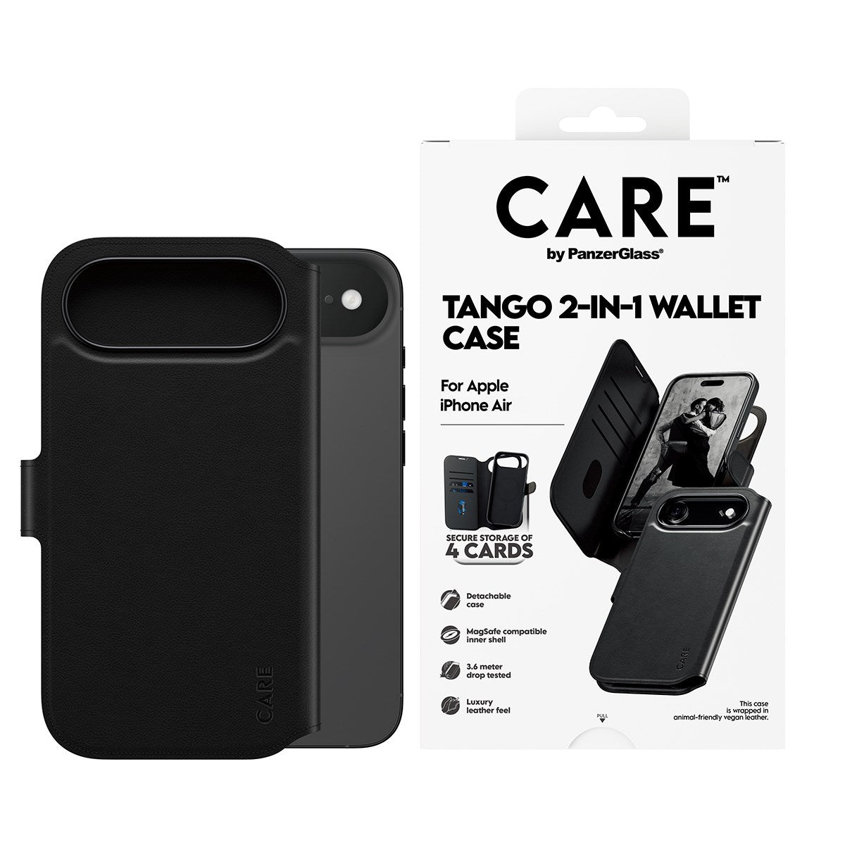 CARE™ by PanzerGlass® Tango 2-in-1 Wallet Case w. MagSafe iPhone Air